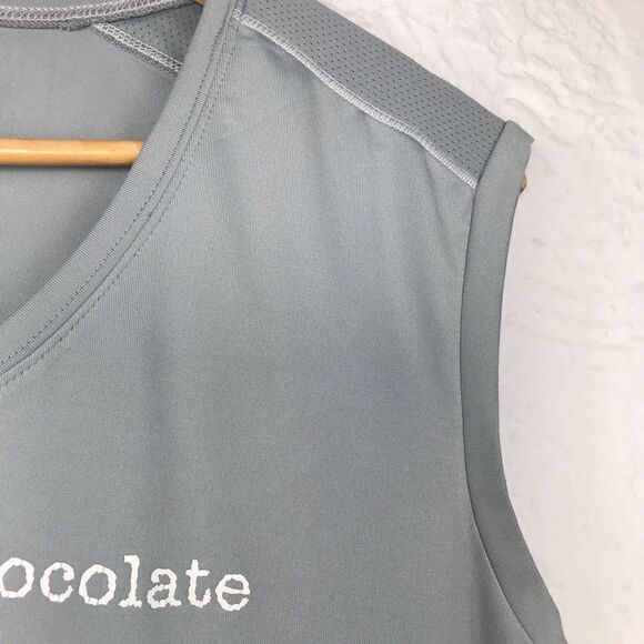Alo Yoga Cool Fit “Will Run For Chocolate” activewear shirt - Picture 5 of 11